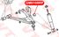 VTR GM0109RP Полиуретановый сайлентблок нижнего рычага передней подвески, внутренний - 2