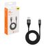AIRLINE ACH-C-25 Кабель USB - Type-C 1м, черный нейлоновый - 3