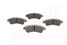 Japanparts PA-0051AF Колодки тормозные дисковые, комплект | перед | - 1