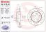 Brembo 08.5178.3X Диск тормозной Xtra | зад | - 1