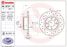 Brembo 08.8727.1X Диск тормозной Xtra | зад | - 1