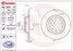 Brembo 08.C501.11 Диск тормозной UV Coated | зад | - 1