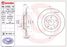 Brembo 08.C425.11 Диск тормозной UV Coated | зад | - 1