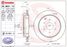 Brembo 09.B631.11 Диск тормозной UV Coated | зад | - 1