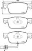 Brembo P 85 153 Комплект тормозных колодок | перед | - 1
