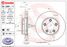 Brembo 09.C881.11 Диск тормозной UV Coated | перед | - 2