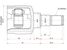 SAT DW628 Шрус внутренний GM matiz/spark m100 98-05 акпп | перед лев | - 1