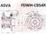 Asva FDWH-CBS4R Ступица колеса | зад прав/лев | - 2
