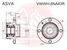 Asva VWWH-6NA43R Ступица колеса | зад прав/лев | - 2
