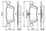 Bosch 0 986 494 811 Комплект тормозных колодок | зад | - 1