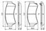 Bosch 0 986 494 860 Комплект тормозных колодок | перед | - 1