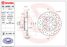 Brembo 08.9460.4X Тормозной диск | зад | - 2
