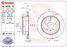 Brembo 09.A629.11 Диск тормозной UV Coated | зад | - 2