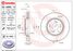 Brembo 09.A866.11 Диск тормозной UV Coated | перед | - 2