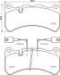 Brembo P 23 186 Комплект тормозных колодок - 2