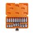 AIRLINE AT-BS-33 Набор головок 1/2 DR torx e10-e24 и головок со вставками torx t20-t70 длиной 55мм 19 предметов в кейсе - 1
