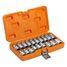 AIRLINE AT-BS-33 Набор головок 1/2 DR torx e10-e24 и головок со вставками torx t20-t70 длиной 55мм 19 предметов в кейсе - 2