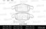 Miles E400093 Колодки тормозные citroen berlingo 08-/c4 06-/partner 08- передние - 1