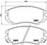 Brembo P 30 018X Колодки тормозные дисковые Xtra | перед | - 2