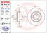 Brembo 08.B413.21 Диск тормозной UV Coated | зад | - 2