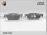 Fenox BP43282 Колодки тормозные дисковые | перед прав/лев | - 1