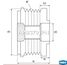 Krauf APB3701PN Шкив обгонный генератора - 3