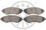 Optimal BP-10195 Комплект тормозных колодок, дисковый тормоз | перед прав/лев | - 2