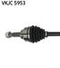 SKF VKJC 5953 Вал привода | перед лев | - 2