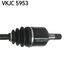 SKF VKJC 5953 Вал привода | перед лев | - 3