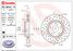 Brembo 09.B043.1X Диск тормозной | перед | - 2