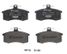 Brembo P 41 003X Колодки тормозные дисковые Xtra | перед | - 1