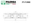 Pilenga PT-P 2000 Ролик ремня кондиционера - 2