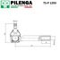 Pilenga TS-P 1293 Наконечник рулевой тяги | перед, лев | - 2