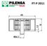 Pilenga PT-P 2011 Ролик натяжителя ремня приводного - 2