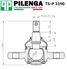 Pilenga TS-P 3190 Опора шаровая | зад, прав, лев | - 2