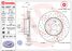 Brembo 09.D527.23 Диск тормозной Co-cast | перед | - 2