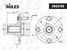 Miles DB82198 Ступица колеса передняя, hyundai solaris 10-/rio IV 11-. - 2