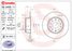 Brembo 08.D425.11 Диск тормозной UV Coated | зад | - 2