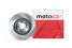 METACO 3050-342 Диск тормозной передний | перед | - 2