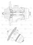 Luzar LAT 5002 Картридж турбокомпрессора для а/м камаз Cummins ISBe/ISDe (тип he351w) - 3