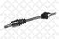 Stellox 158 2087-SX Привод левый 645mm, 23741 Renault Megan | перед | - 1