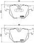 Japanparts PP-0108AF Колодки тормозные дисковые, комплект | зад | - 1