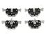 Japanparts PP-0108AF Колодки тормозные дисковые, комплект | зад | - 2