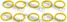 Febest RINGAH-020-PCS10 Кольцо уплотнительное трубки кондиционера (10 шт. в упаковке) - 1