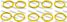Febest RINGAH-020-PCS10 Кольцо уплотнительное трубки кондиционера (10 шт. в упаковке) - 2