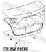 Febest TD-012-PCS10 Отбойник крышки багажника (10 шт. в упаковке) - 2