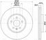 Trialli DF 210207 Диск торм. для а/м Opel Mokka (12-) перед. d=300 | перед прав/лев | - 3