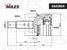 Miles GA20664 Шрус hyundai solaris/kia RIO ii-iii 05- нар. (+abs) - 3