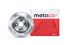 METACO 3050-257 Диск тормозной | перед | - 1