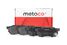 METACO 3000-295 Колодки тормозные передние к-кт | перед | - 1